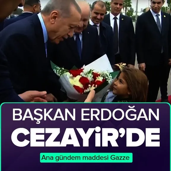 Başkan Erdoğan’dan Gazze diplomasisi! Yeni durak Cezayir
