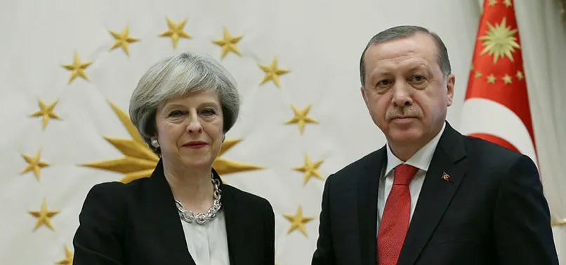 Erdoğan, İngiltere Başbakanı May ile görüştü