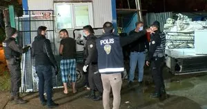 Kaçak yollarla gelen yabancılar gözaltında