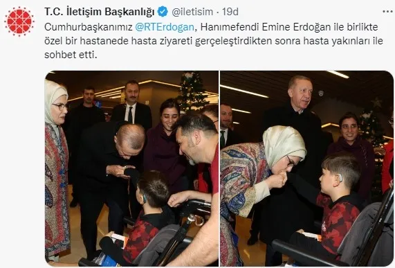 Başkan Erdoğan'dan hasta ziyareti - 4
