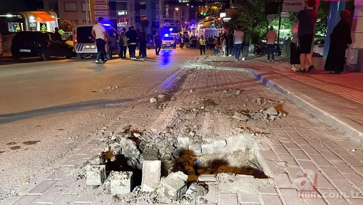 Bursa’da freni boşalan kamyon 9 aracı biçti!