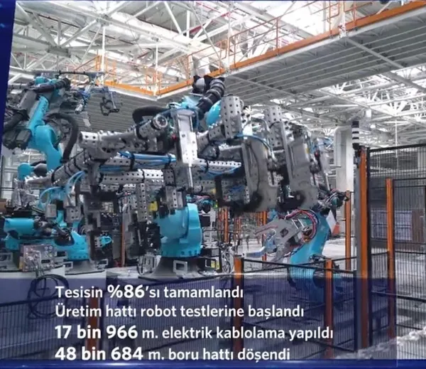 Son dakika: Yerli otomobil TOGG'dan yeni paylaşım: 160 robot provalara başladı - 2