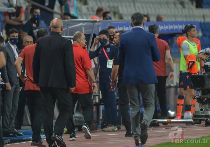 Başakşehir - Galatasaray maçının ardından tansiyon yükseldi! İşte o anlar