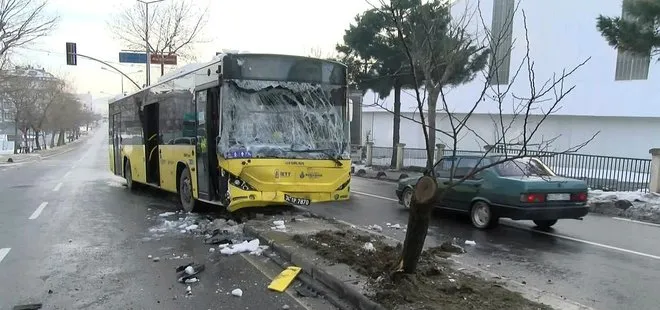 Son dakika: İstanbul Sancaktepe’de korkutan kaza! İETT otobüsü ile minibüs çarpıştı