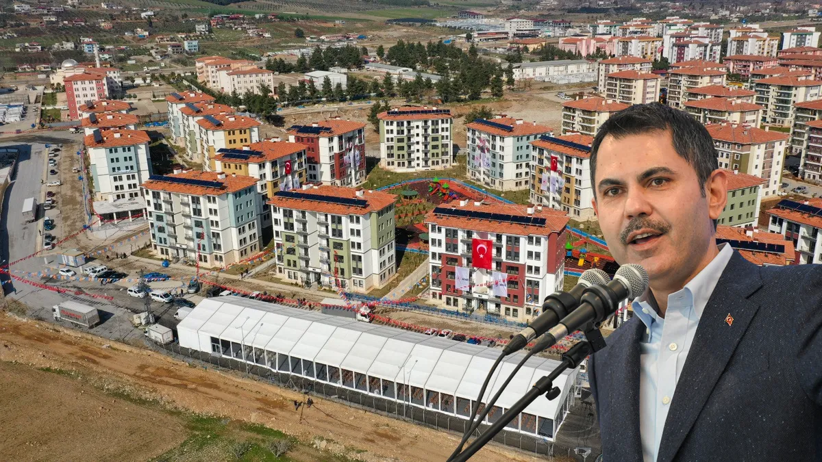 Bakan Murat Kurum'dan Kahramanmaraş'ta çifte müjde: "Söz verdiysek yaparız"
