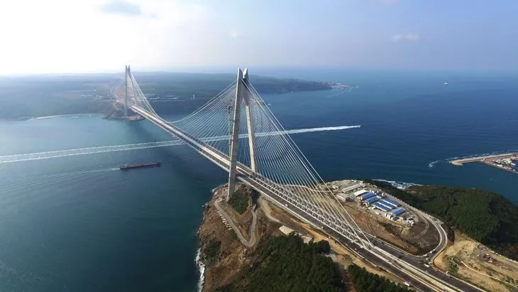Yapımı 39 ay süren Yavuz Sultan Selim Köprüsün’den 39 fotoğraf