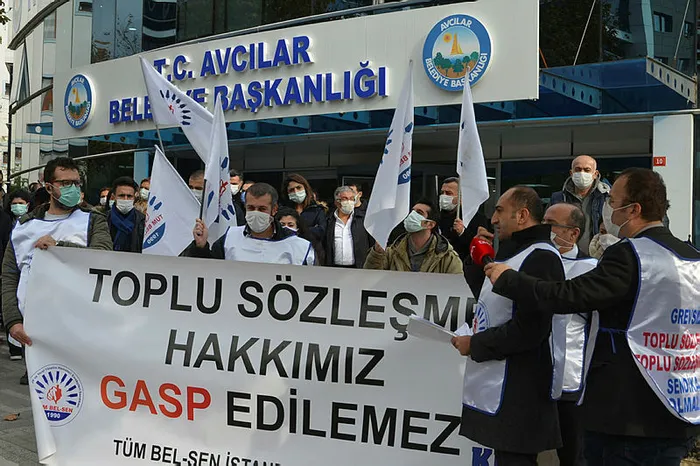 Avcılar Belediyesi’nde eylem üçüncü haftasında! Sendikadan belediyeye dava hazırlığı