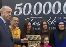 Başkan Erdoğandan büyük jest! İstanbul Havalimanı 50 milyonuncu yolcusunu ağırladı