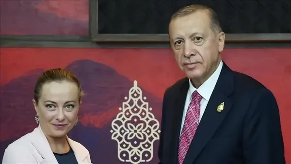 İtalya Başbakanı Giorgia Meloni Türkiye’de! Başkan Erdoğan Vahdettin Köşkü’nde kabul etti