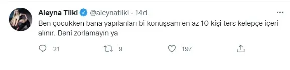 genc-sarkici-aleyna-tilkinin-paylasimi-gundeme-oturdu-aleyna-tilki-yapilanlari-bir-konussam-en-az-10-kisi-ters-1655140664500.jpg Genç şarkıcı Aleyna Tilki’nin paylaşımı gündeme oturdu! Aleyna Tilki: Yapılanları bir konuşsam en az 10 kişi ters kelepçe içeri alınır - 2