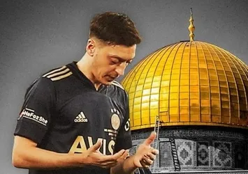 Mesut Özil Kudüs'ü unutmadı: "Filistin'deki kardeşlerim dualarım sizinle"