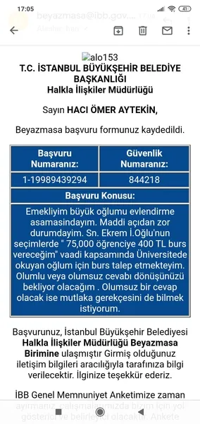 İBB, Ekrem İmamoğlu’nun, ’75 bin öğrenciye ayda 400 TL burs vereceğim’ vaadini yalanladı - 1