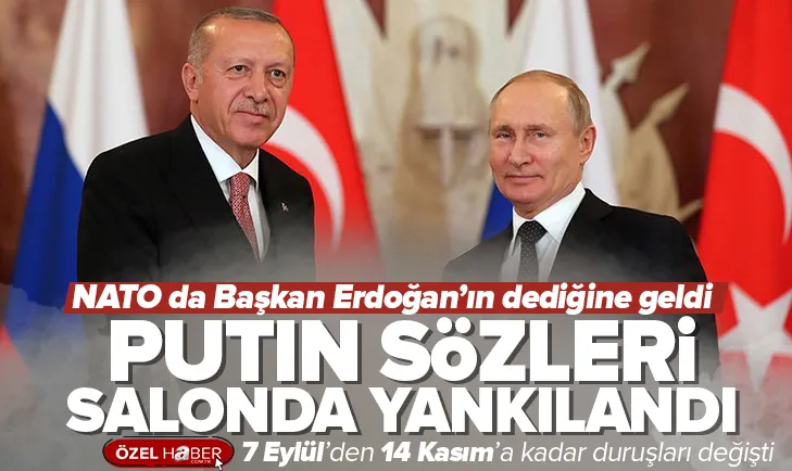 NATO da Başkan Erdoğan’ın dediğine geldi