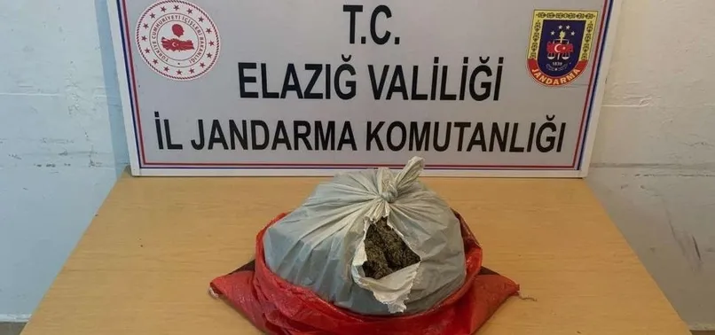 Elazığ’da uyuşturucu operasyonu! 1,5 kilo esrar ele geçirildi: Gözaltılar var