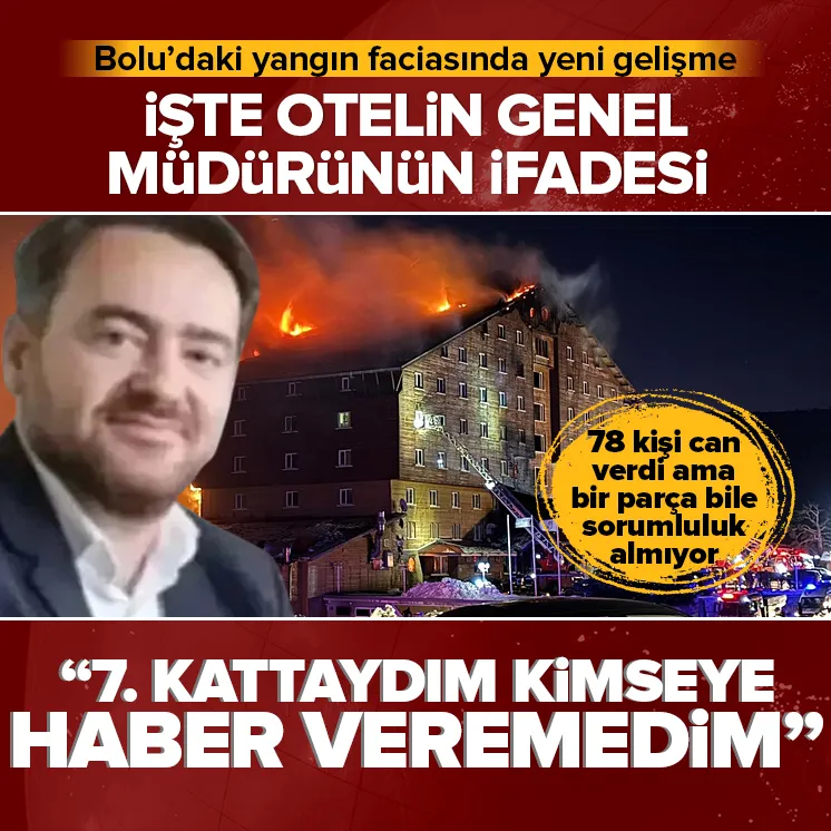 Yanan otelin genel müdürü Aras’ın ifadesi ortaya çıktı