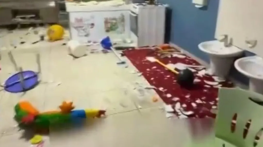 Anaokulunu savaş alanına çevirdiler