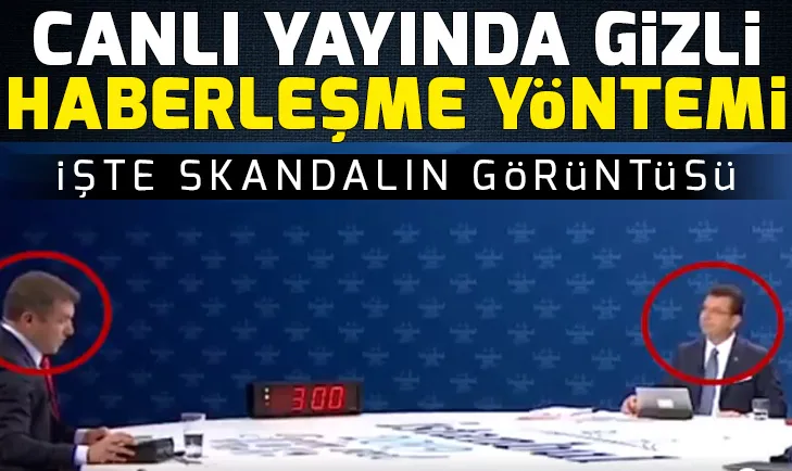 Küçükkaya ile İmamoÄlu arasında gizli haberleÅme yöntemi