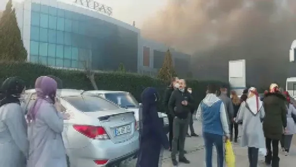 Son dakika: Çatalca'da fabrika yangını - 1