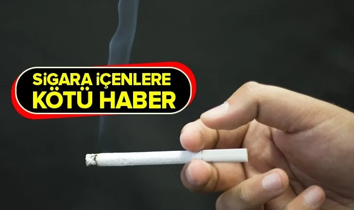 Sigara içenlere kötü haber