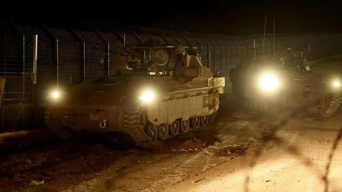 Katil İsrail 1973'ten sonra ilk kez Suriye topraklarında