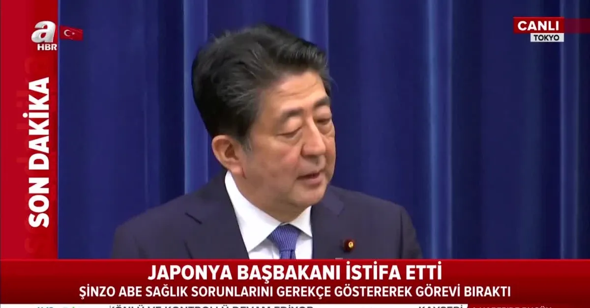 Japonya Başbakanı Şinzo Abe istifa etti