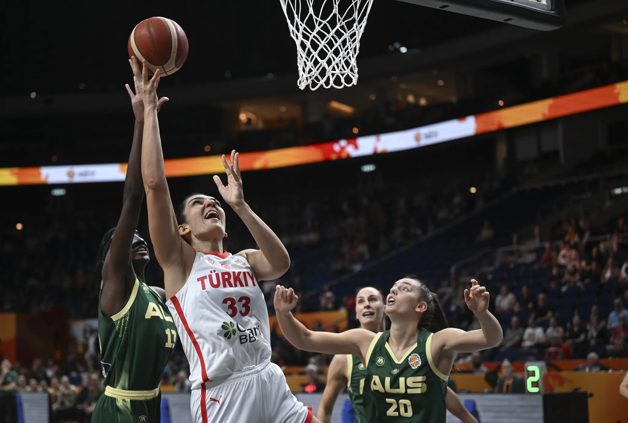 A Milli Kadın Basketbol Takımı Avustralya'ya 87-71 mağlup oldu: Milliler Dünya Kupası'nda ikinci maçını da kaybetti