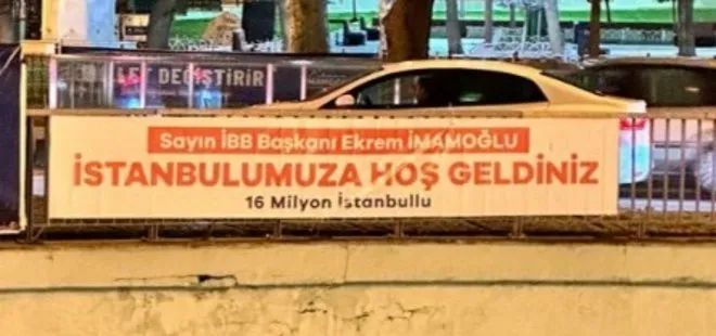 Ekrem İmamoğlu için İstanbul’da manidar pankartlar! Başkanlık yaptığı şehri unutan İmamoğlu’nu tiye aldılar: İstanbulumuza hoş geldiniz