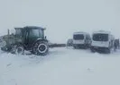 Yoğun kar yağışı nedeniyle 189 köy yolu ulaşıma kapandı