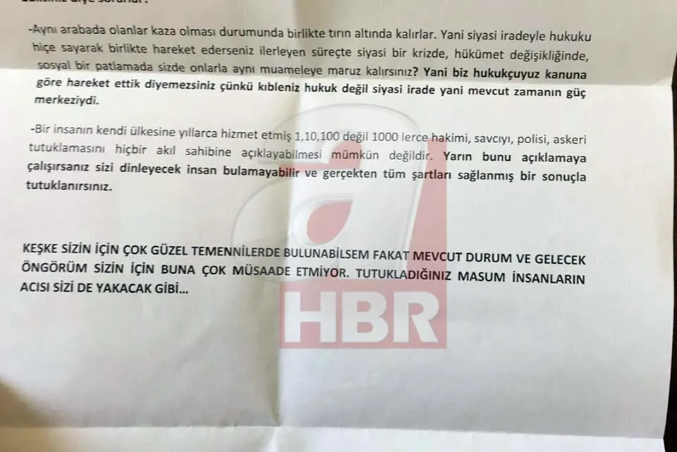 FETÖ Almanya’dan, hakimlere tehdit mektubu gönderdi! - 1
