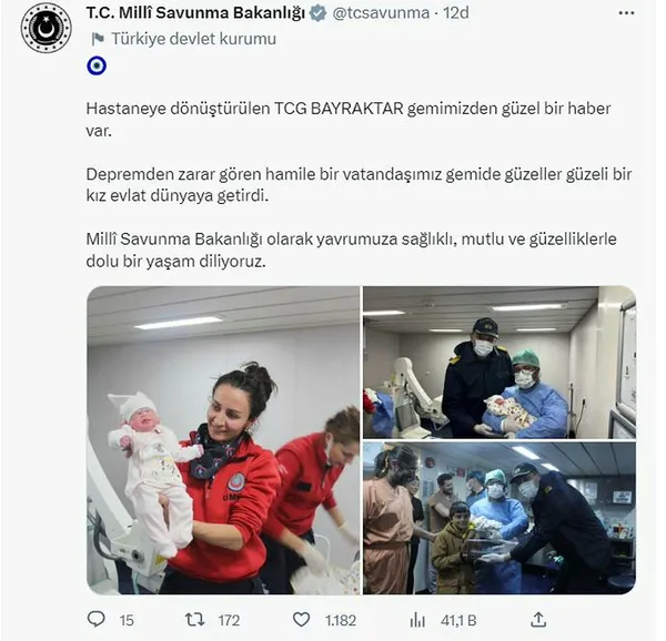 TCG Bayraktar milletin hizmetinde! Yüzen hastanede 20 ameliyat