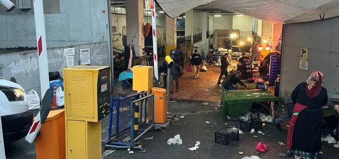 Kapalı pazar yerinin havalandırmasına biber gazı sıktı! Esnaf panikle dışarı çıktı