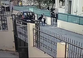Boşanma aşamasındaki eşine dehşeti yaşattı! O anlar kamerada