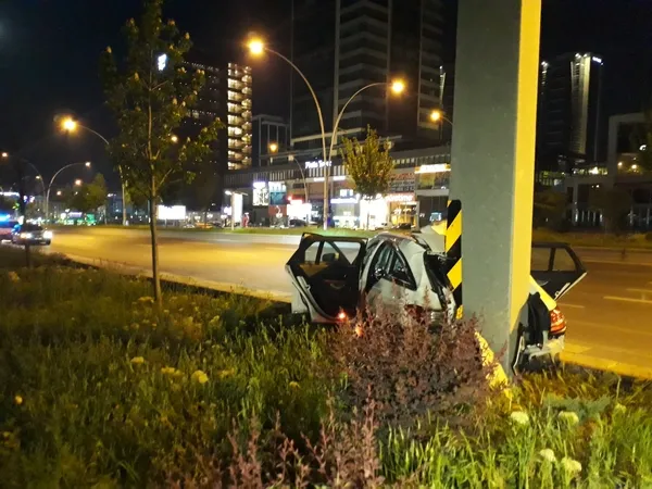 Başkent’te trafik kazası - 1