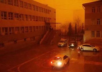 Mardin ve Diyarbakır toz bulutu altında