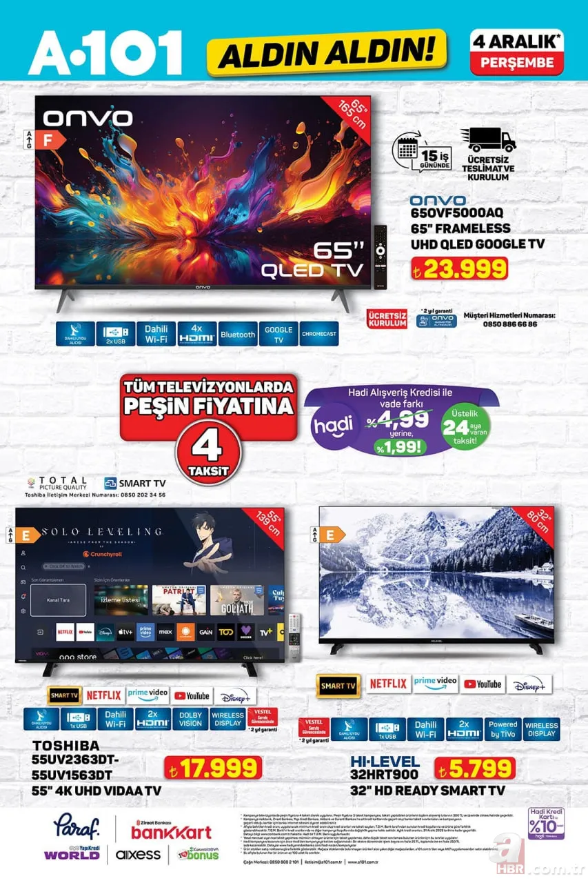 A101’de Yılbaşı hazırlıkları başladı! 4 Aralık’ta hangi ürünler indirimde? 5