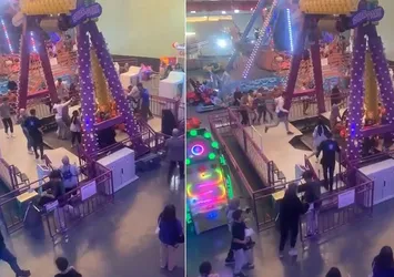 Bursa'da oyun alanında korku dolu anlar! Çocukların bindiği oyuncak devrildi: 5 çocuk yaralandı