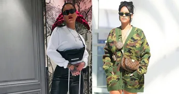 Rihanna göbeğini sakladı! Dünya bunu konuşuyor: Rihanna hamile mi?