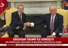 Başkan Erdoğan ve ABD Başkanı Trumptan kritik görüşme
