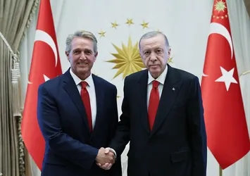 Başkan Erdoğan'dan Külliye'de sürpriz kabul! ABD Büyükelçisi Jeff Flake'ten veda ziyareti