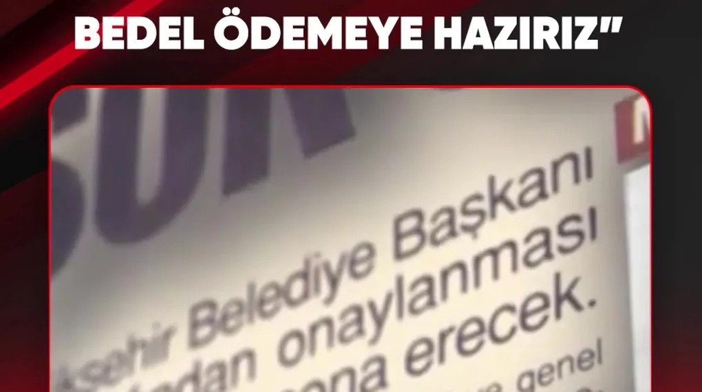“BU SEVDAMIZ UĞRUNA BEDEL ÖDEMEYE HAZIRIZ”