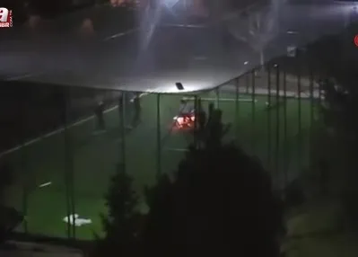 Parkta drift keyfi pahalıya patladı