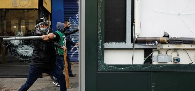 PKK'lıların Paris'teki gösterileri! İbrahim Kalın ve Ömer Çelik'ten peş peşe açıklamalar | Saldırının nedeni belli oldu