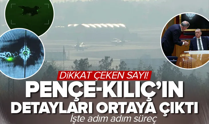Pençe-Kılıçın detayları! Dikkat çeken sayı