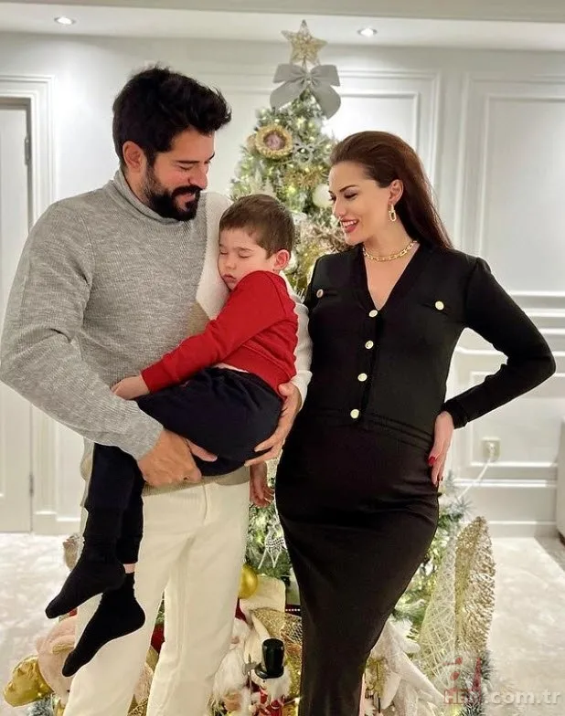 Burak Özçivit’in eşi Fahriye Evcen minik oğlu Kerem'i ilk kez paylaştı! Sosyal medya yıkıldı 1