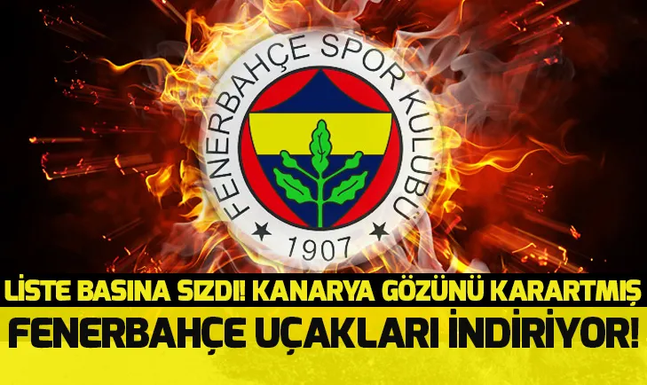 Son dakika Fenerbahçe transferleri! Kanarya büyük bombaları patlatıyor