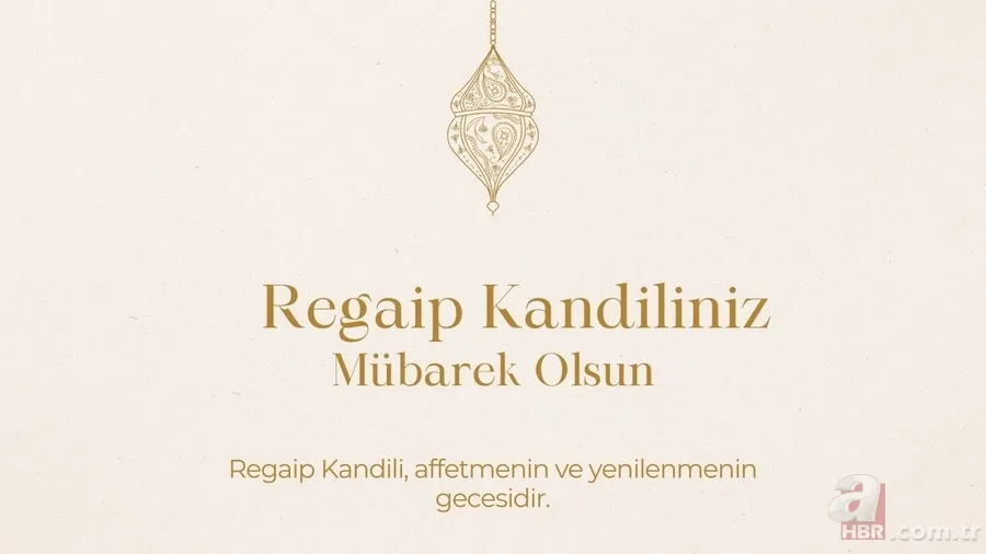 Regaip Kandili mesajları 2025 | Resimli, kısa ve uzun kandil sözleri 5