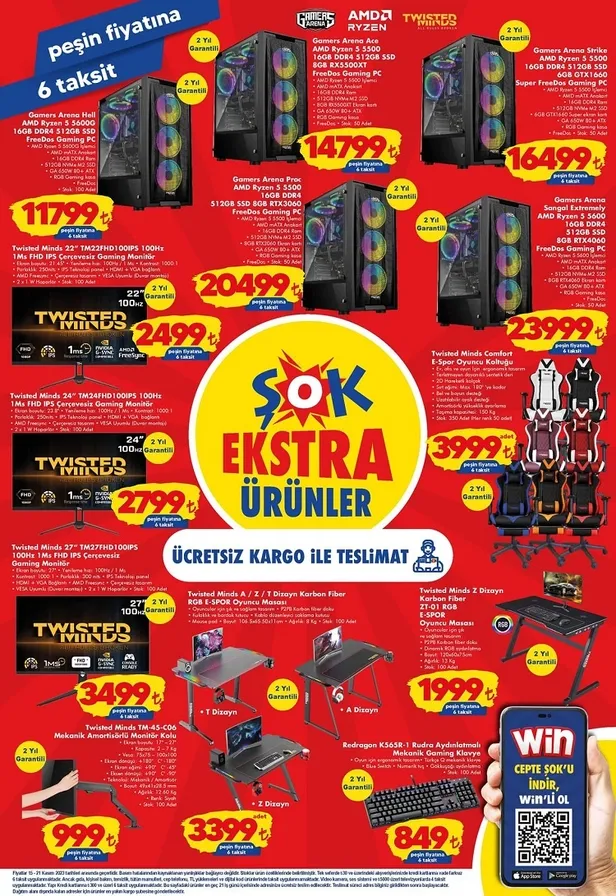 ŞOK 21 Kasım aktüel ürünler kataloğu: Yeni ŞOK afişinde oyuncu bilgisayarı, mobilya, gıda ürünleri, mutfak gereçleri ve yüzlercesi satışta…
