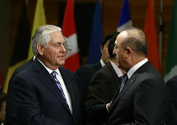 Bakan Çavuşoğlu, Tillerson ile görüştü