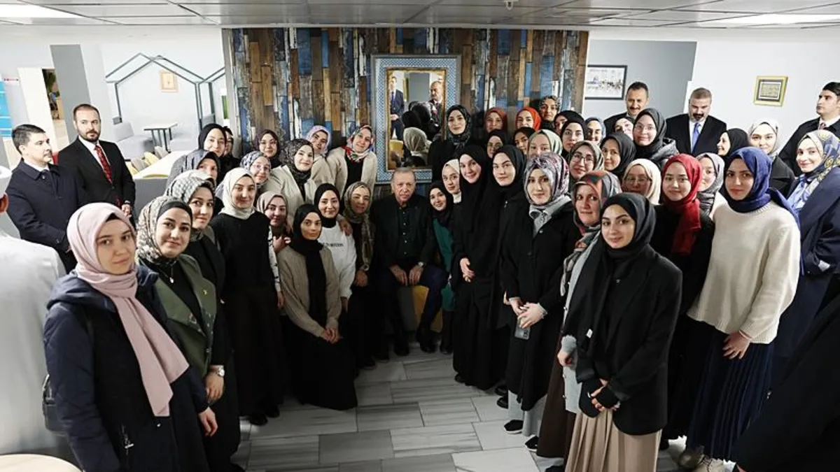Başkan Erdoğan Ankara'da gençlerle buluştu