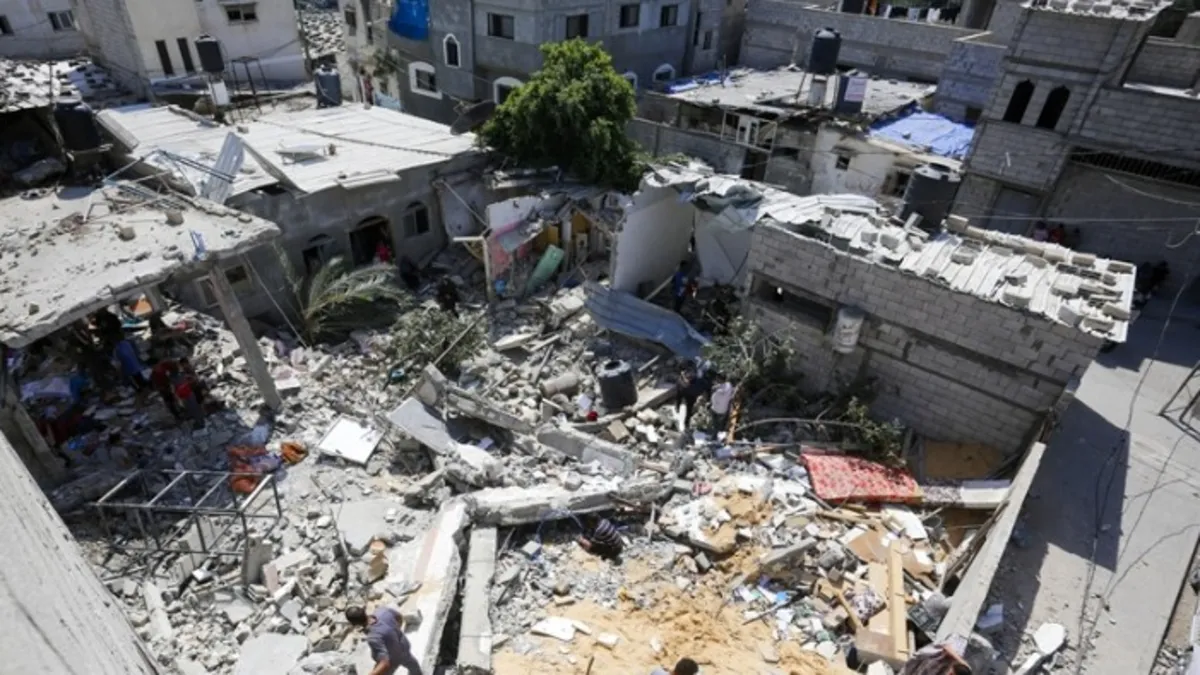 Siyonist İsrail'den Gazze Şeridi'ndeki eve saldırı: 2'si çocuk 3 kişi hayatını kaybetti